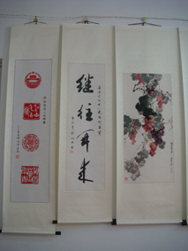 2012年离退休教职工书画展掠影-2