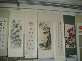 2012年离退休教职工书画展掠影-2
